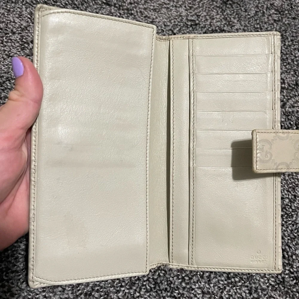 Gucci Guccissima long wallet